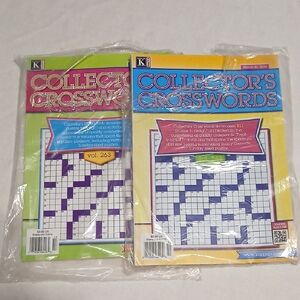 Collector's Crosswords Puzzle Books